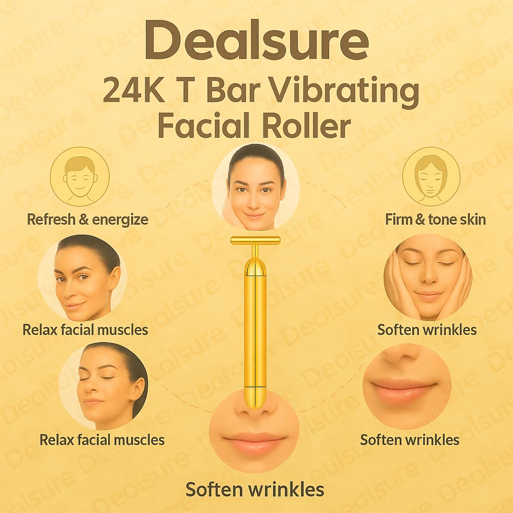 24K Gold Radiant Glow Gold Facial Massager™