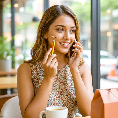 24K Gold Radiant Glow Gold Facial Massager™